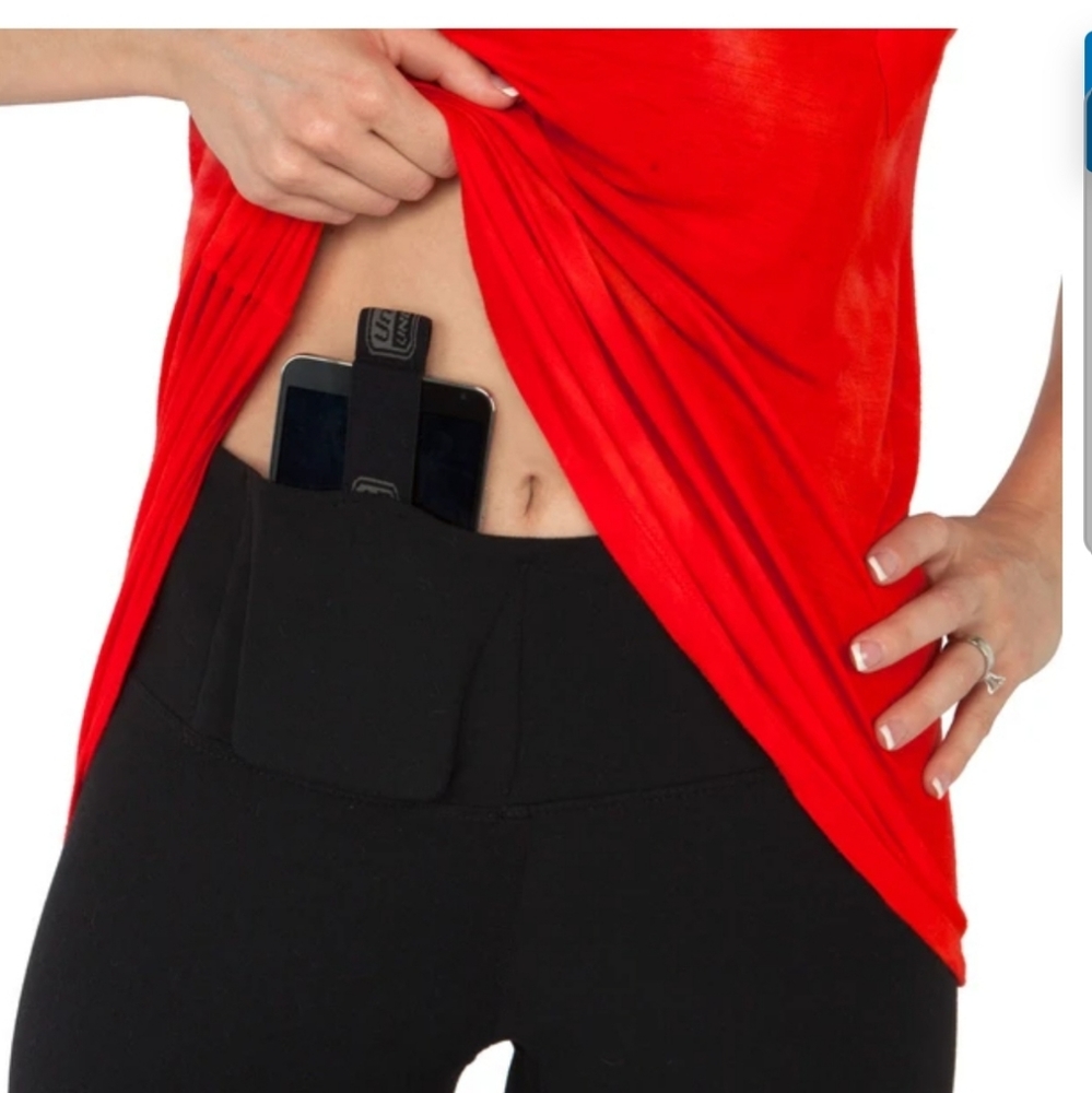 Concealed Carry Leggings Women's Size Small Black